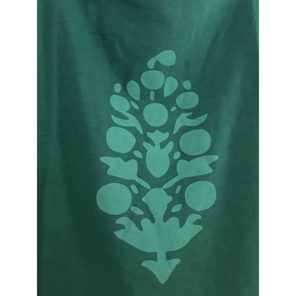 NWT Free People Movement Slam Dunk Logo Buti Tee Shirt Oversized Green Medium/M